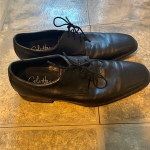 Cole Haan Classic Black Leather Oxfords